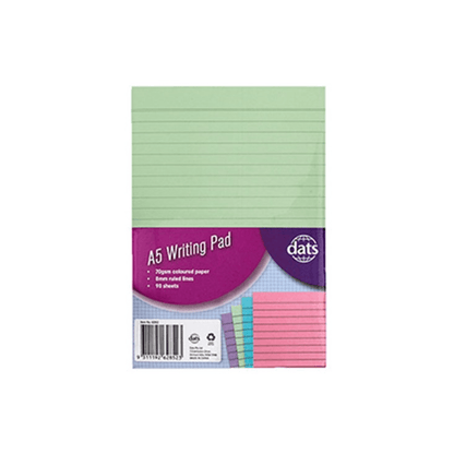 Writing Pads Note Flash Index Ruled Pad A5 Office School Ruled Lines 90pk