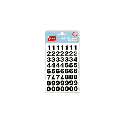 Alphabet Number Stickers Uppercase Symbols Letters Craft School Peel