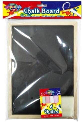 Wooden Frame Blackboard Chalk Board School Duster Chalkboard Party Wedding Sign