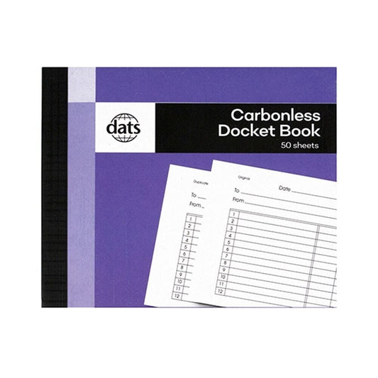 50 Page Carbonless Order Docket Book Office Shop Business