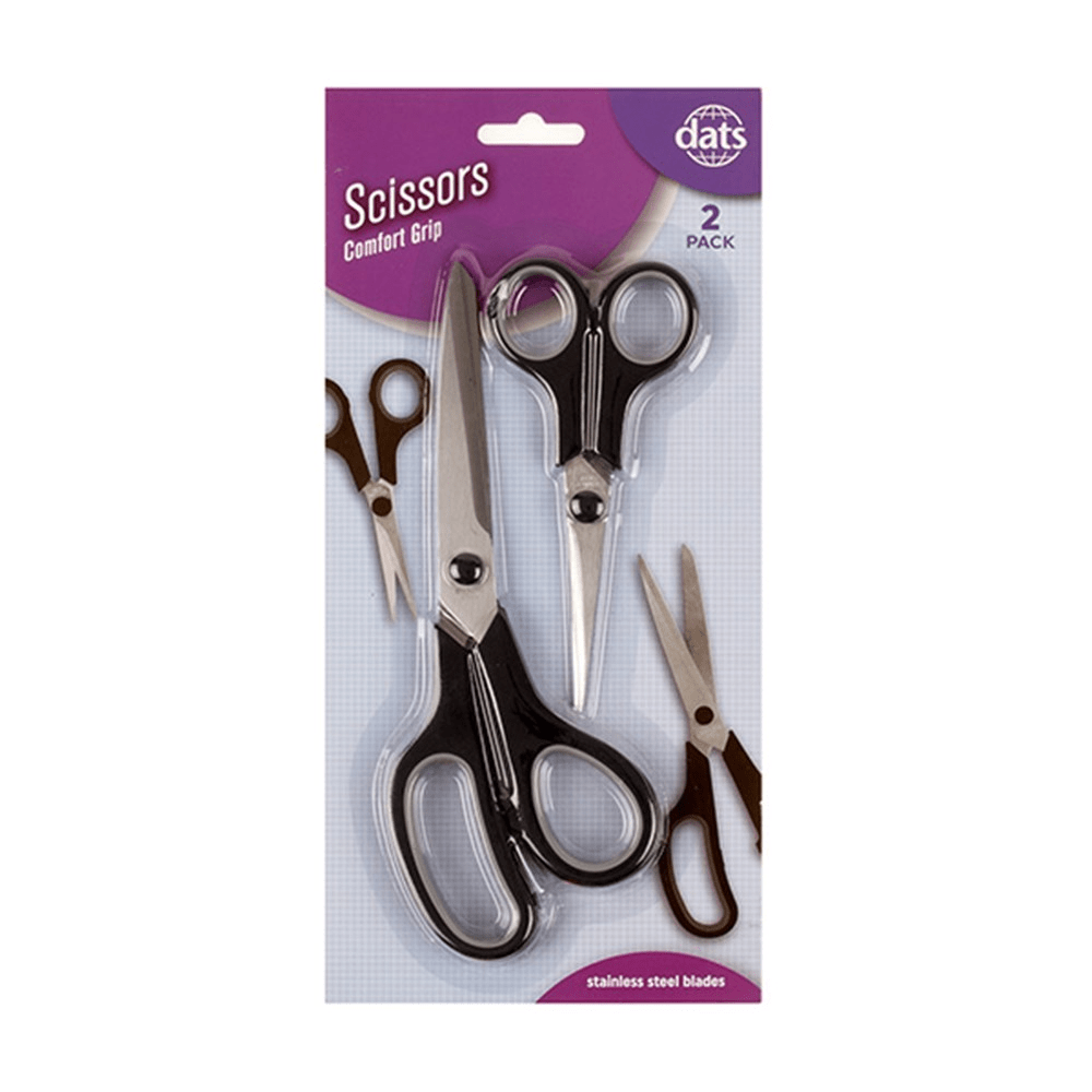 2pk Craft Scissors School Office Home Student Paper Cut Art Craft Tool Shears