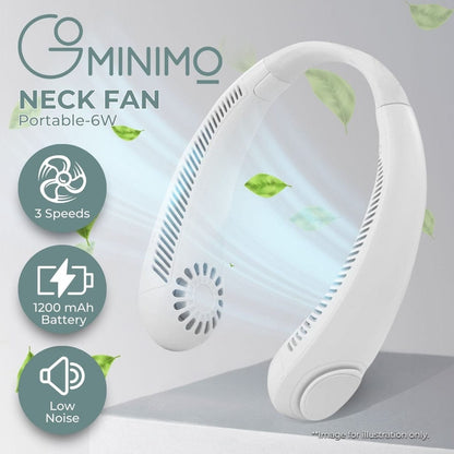 GOMINIMO Neck Fan (White)