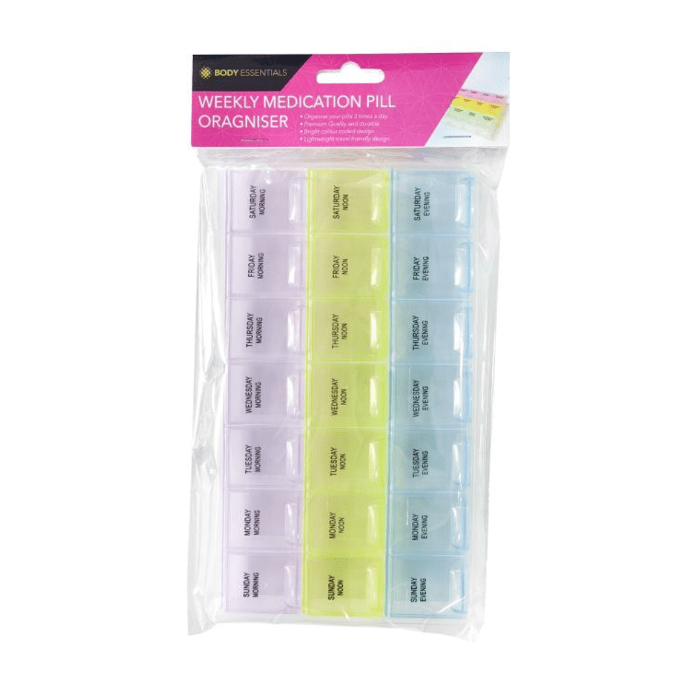 7 Day Weekly Pill Box Medicine Tablet Organizer Dispenser Container Storage Case