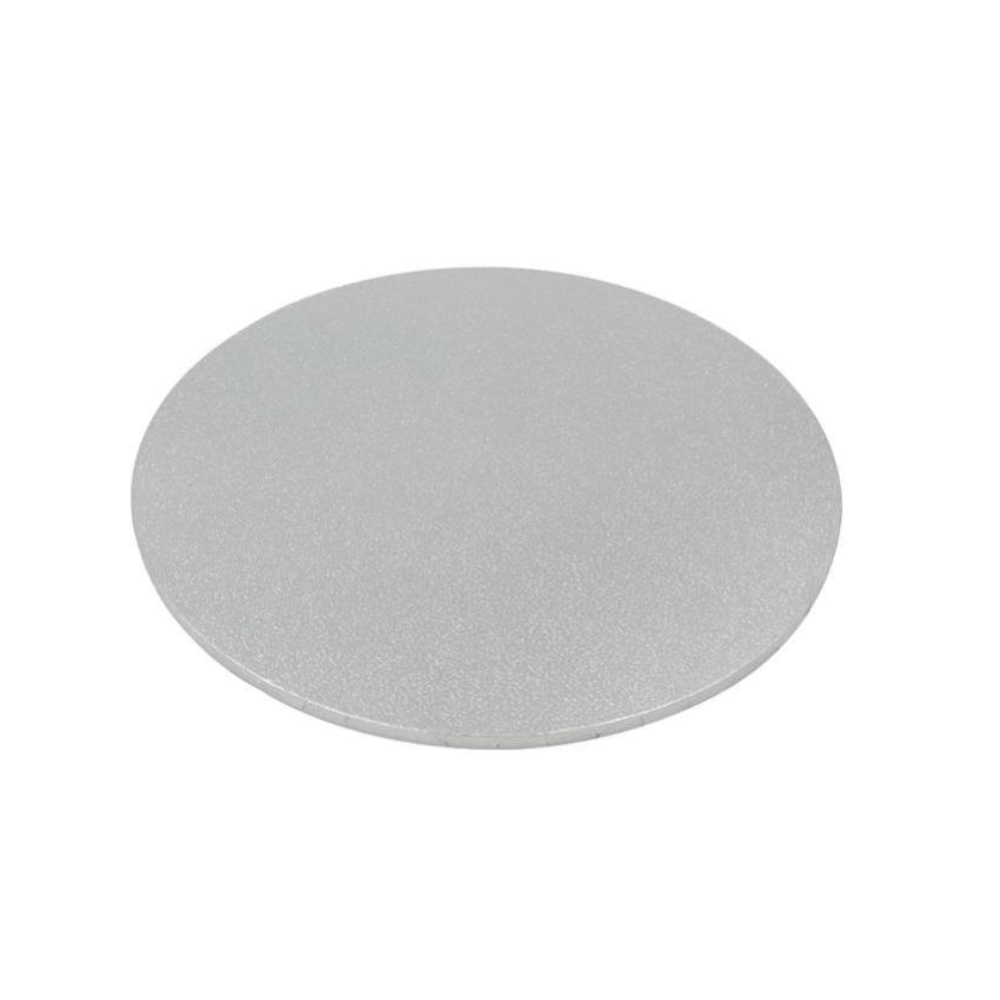 Cake Board Base Masonite 6mm Silver Round Professional Cake Boxes 9" Diameter